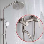 Trọn bộ vòi sen cây tắm đứng tăng áp lực nước Dakoshi DF1026 mạnh hơn so với vòi sen thông thường