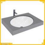 Chậu rửa lavabo âm bàn Viglacera Sanfi S502