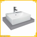 Chậu rửa lavabo đặt bàn Viglacera Sanfi S503