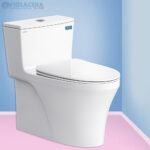 Bồn cầu, bệt vệ sinh két liền 1 khối Viglacera HL2 chính hãng giá rẻ, xả xoáy, men Nano kháng khuẩn