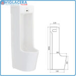 Bồn tiểu nam, bệ tiểu nam đặt sàn vứng chắc Viglacera TD4 chính hãng