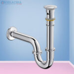 Bộ xiphong xả thoát nước chậu rửa lavabo Viglacera VG814, Bộ xả lavabo lật