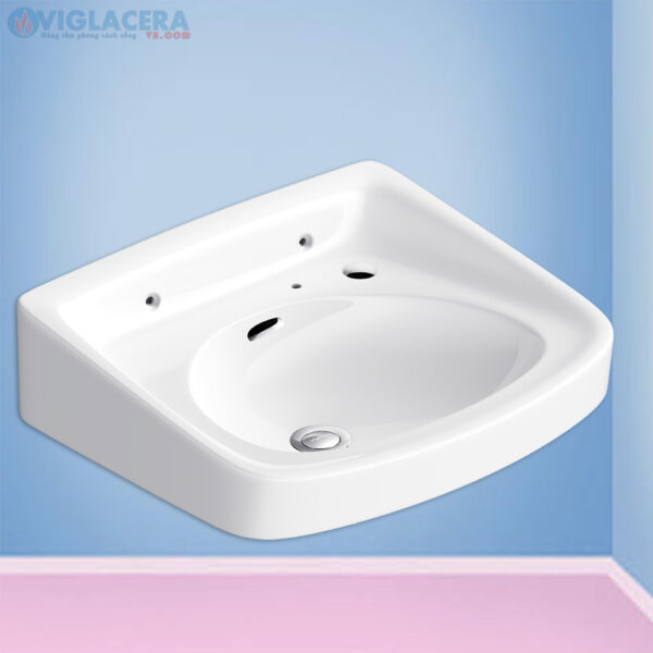 Bộ chậu rửa mặt lavabo treo tường Viglacera BS418