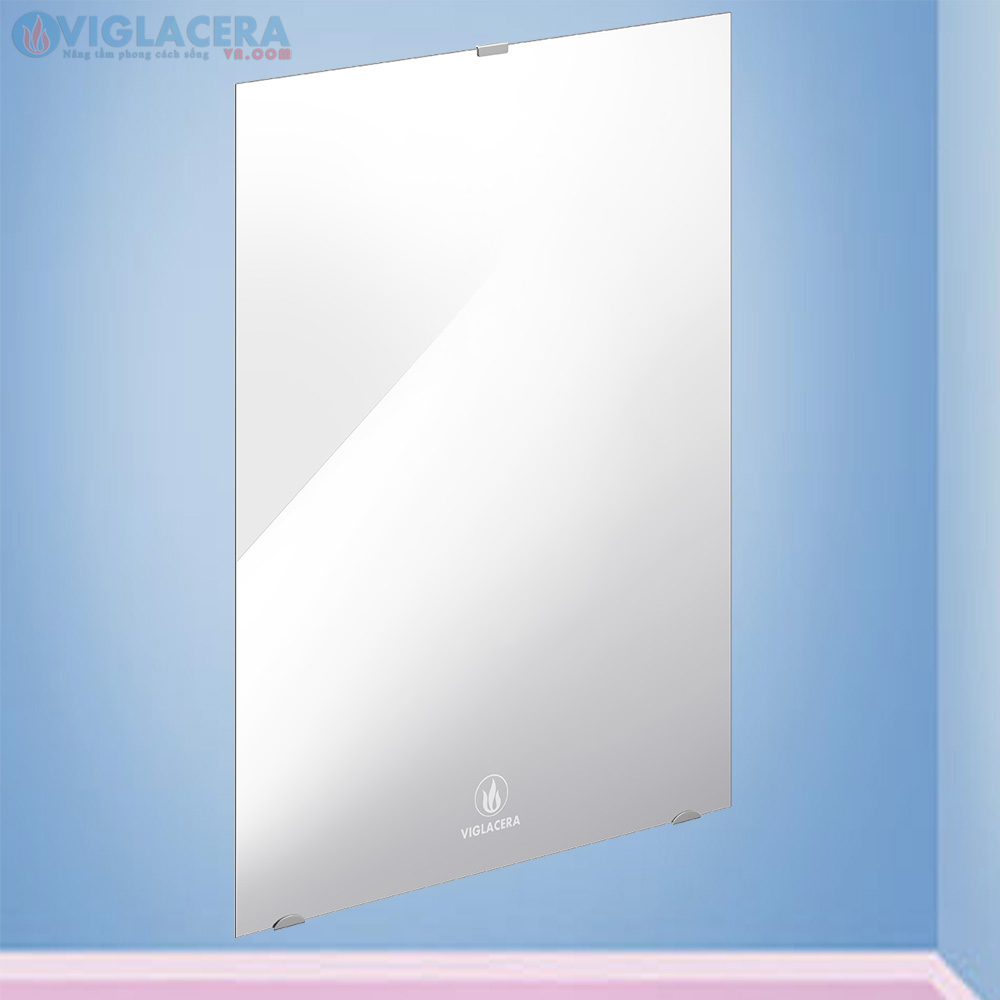 Bộ gương soi trang điểm phòng tắm Viglacera VG833, gương soi tráng bạc 05 lớp bền bỉ chống ố