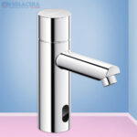 Vòi chậu rửa lavabo cảm ứng tự động đống mở nước Viglacera VG1023 chính hãng đúc nguyên khối từ đồng thau cao cấp.