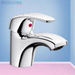 Vòi chậu rửa lavabo nóng lạnh Viglacera VG104 chính hãng đúc nguyên khối từ đồng thau cao cấp.