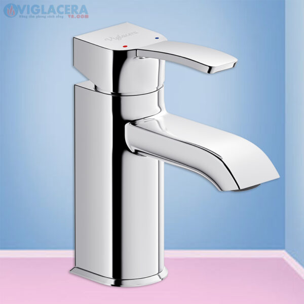 Vòi chậu rửa lavabo nóng lạnh Viglacera VG111 chính hãng đúc nguyên khối từ đồng thau cao cấp.