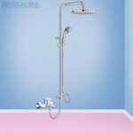 Bộ vòi sen cây tắm đứng 2 đường nước nóng lạnh Viglacera VG532.1 chính hãng 100%, bát sen mưa đường kính lớn cho áp lục nước mạnh