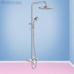 Bộ vòi sen cây tắm đứng 2 đường nước nóng lạnh Viglacera VG581 chính hãng 100%, bát sen mưa đường kính lớn cho áp lục nước mạnh