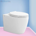 Trọn bộ bồn cầu, bệt vệ sinh treo két nước âm tường Viglacera V.10.TL1 chính hãng giá rẻ tại Viglaceravn.com