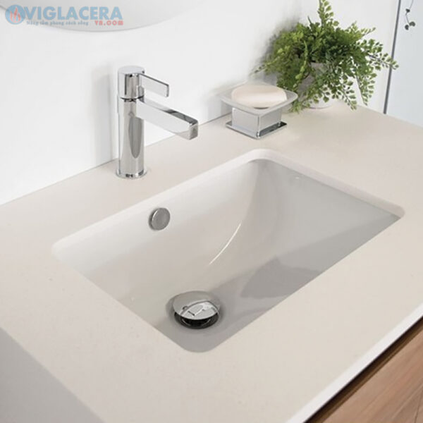 Trọn bộ chậu rửa mặt lavabo treo tường Viglacera V25.STD chính hãng giá rẻ tại Viglaceravn.com