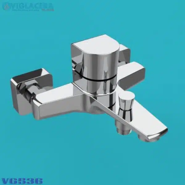 Vòi sen tắm nóng lạnh Vigalcera VG536 chính hãng giá rẻ, thân vòi đúc từ đồng thau nguyên chất mạ Ni + Crom sáng bóng