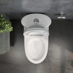 Bồn cầu, bệt vệ sinh két liền 1 khối Viglacera V37 chính hãng giá rẻ, xả xoáy, men Nano kháng khuẩn