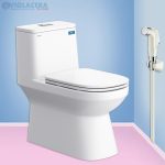 Bồn cầu, bệt vệ sinh két liền 1 khối Viglacera V816 chính hãng giá rẻ, xả xoáy, men Nano kháng khuẩn