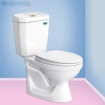 Bồn cầu, bệt vệ sinh két rời 2 khối Viglacera Vi88 nắp đóng êm V116 chính hãng giá rẻ, xả xoáy, men Nano kháng khuẩn tặng lavabo VTL2