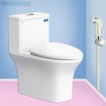 Bồn cầu két liền 1 khối Viglacera V72 nắp V397