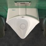 Bồn tiểu, bệ tiểu nam treo tường Viglacera T6 cấp âm