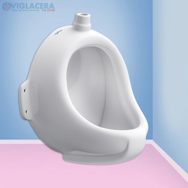 Bồn tiểu, bệ tiểu nam treo tường Viglacera TT1, thiết kế nhỏ gọn, sang trọng, men Nano Titan kháng khuẩn chống bám bẩn