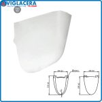 Chân chậu rửa lavabo treo tường liền khối Vigla
