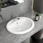 Chậu rửa lavabo âm bàn Viglacera CD1