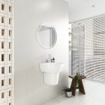 Chậu rửa lavabo treo tường Viglacera V37