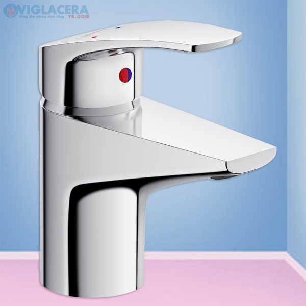 Vòi chậu rửa lavabo nóng lạnh Viglacera VG168 chính hãng đúc nguyên khối từ đồng thau cao cấp.