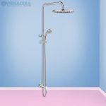 Bộ vòi sen cây tắm đứng 1 đường nước lạnh Viglacera VG594 chính hãng 100%, bát sen mưa đường kính lớn cho áp lục nước mạnh