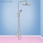 Bộ vòi sen cây tắm đứng 2 đường nước nóng lạnh Viglacera VG581 chính hãng 100%, bát sen mưa đường kính lớn cho áp lục nước mạnh