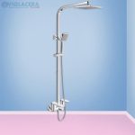 Bộ vòi sen cây tắm đứng 2 đường nước nóng lạnh Viglacera VG593 chính hãng 100%, bát sen mưa đường kính lớn cho áp lục nước mạnh